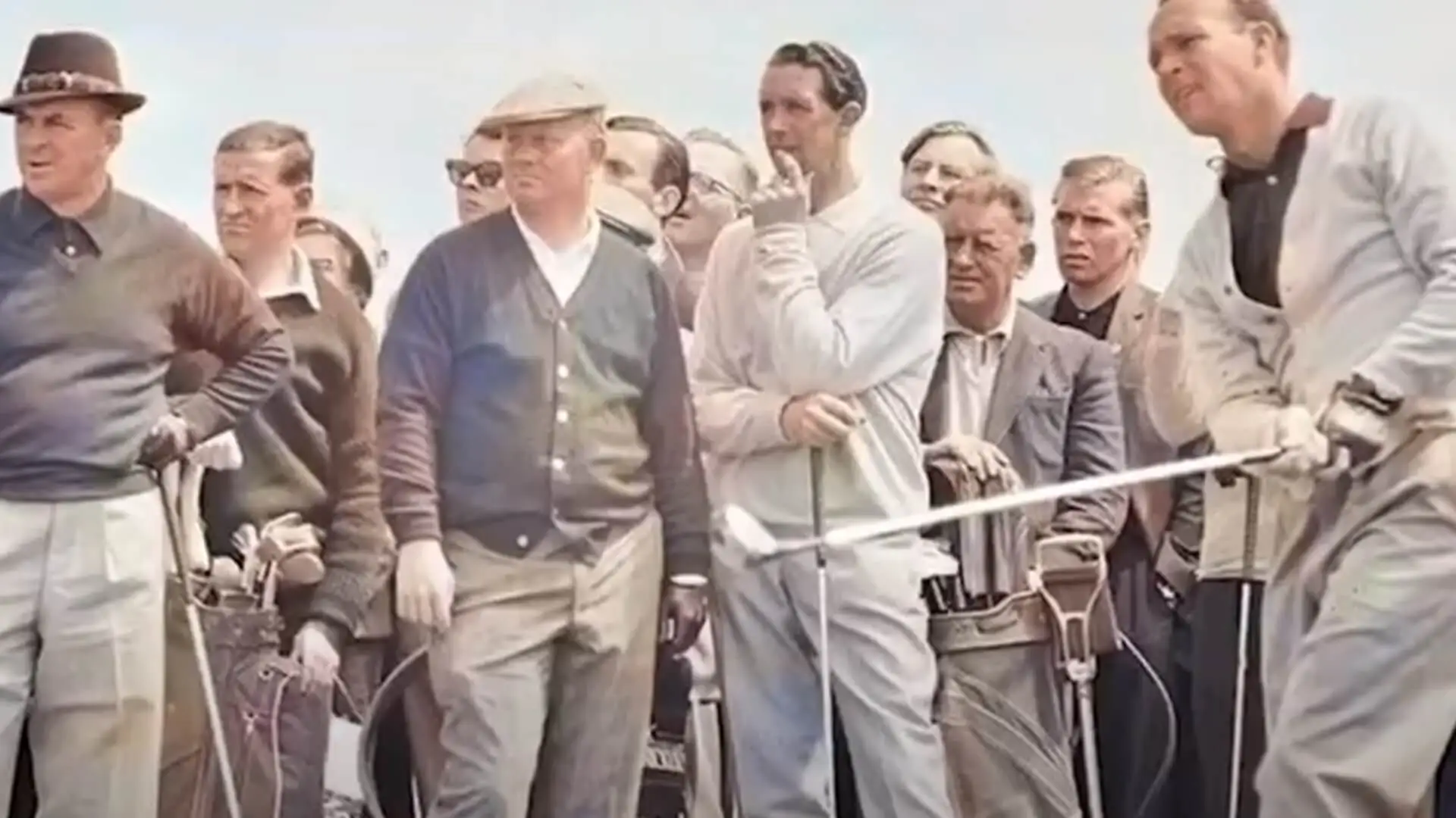 Joe Carr and Arnold Palmer at Troon in 1962