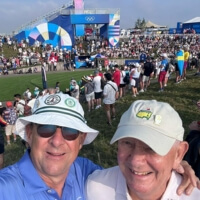 Marty and Roddy at Le Golf National